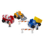 Set masini constructii lemn Melissa&Doug