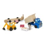 Set transport lemn Camion + tractor Melissa&Doug