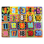 Puzzle cifre Jumbo Melissa&Doug