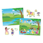 Album multifunctional cu stichere Castelul printesei Melissa&Doug — изображение 4