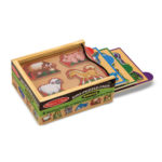 Puzzle lemn mini Animale Melissa&Doug