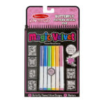 Carnet de colorat cu carioci Magic velvet Melissa&Doug