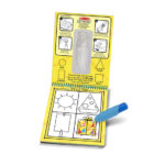 Carnet de colorat cu apa Figuri geometrice Melissa&Doug — изображение 2