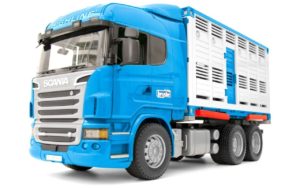Camion Scania- transportare animale Bruder