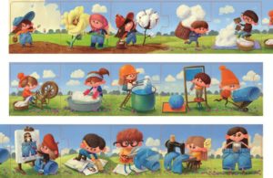 Puzzlika /Puzzles "Making jeans" - imagine 3