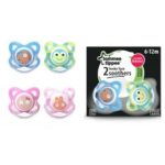 Suzeta Funky Face latex (6-12 luni) 2 buc./(asortiment) Tommee Tippee