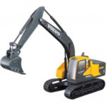 Automobil seria Constructie Excavator Volvo EC220E Bburago - imagine 2