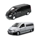 Model- MERCEDES-BENZ VITO (asorti argintiu, negru  1:32)  Bburago in assort.