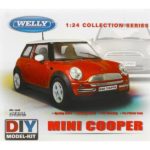 Set modelare masina 1:24 Mini Cooper Welly