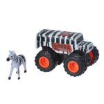 Masina cu animala mini (zebra) Wild Republic