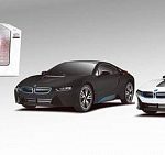 Masina BMW i8 1:18 cu radiocomanda Rastar in assort.