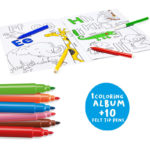 CARIOCA Album p/u desen ABC  and  NUMERE + Case + 6 Joy — изображение 3