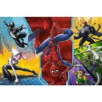 Puzzle - "100" 5+ Upside down / Disney Marvel Spiderman Trefl