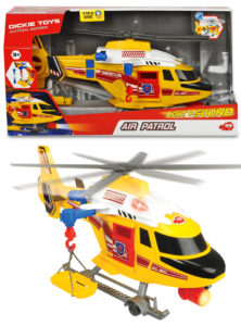 Dickie auto "Elicopter de salvare" sunet si lumina 41cm