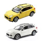 Model - PORSCHE CAYENNE TURBO (asorti alb, galben, 1:24) Bburago