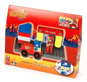 Constructor Magnitic Statie de Pompieri KLEIN