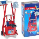 Carucior VILEDA pentru curatenea + accesorii (rosu) KLEIN
