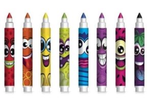 40605 Set marker aromat pentru desenat-"Linie de inot"(8 culori) Kiddieland