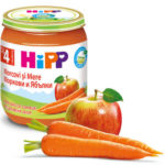 Pireu Mere si morcov HiPP 125g