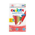 CARIOCA TRIANGULAR MAXI COLORED creion box 12 buc
