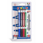 Marker tabla FINETIP multicolor -4 buc CARIOCA