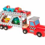 Transportator cu 4 masini din lemn JANOD