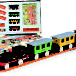 Trenut cu pasageri (cu lumina, cu statie si tunel) 2+ PEQUETREN