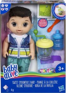 Bebe "Lingurita" Baby Alive baietel (bruneta) Hasbro