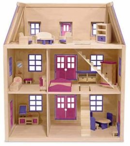 Casa lemn papusi cu accesorii — изображение 2