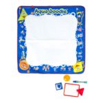 Covoras Stampile cu marker water pen (78x78cm albastru) Aqua Doodle