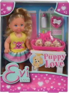 Simba papusa Evi cu catelus 12 cm