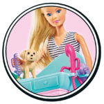 Simba papusa SL cu 2 catelus 8 acc. 29cm