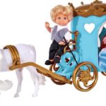 Simba papusa Evi and Timmy in trasura