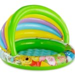 Piscina gonflabila cu parasolar Winnie the Pooh INTEX