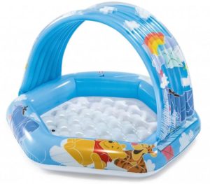 Piscina gonflabila cu parasolar Winnie the Pooh INTEX