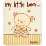 Patura 80*100 din sateen-plusat Ursulet BabyOno
