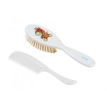 Pieptene si perie naturala pentru parul NEW BabyOno - imagine 3
