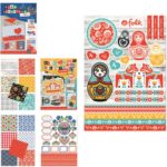 Hartie pentru scrapbooking INTERDRUK Folk II A4