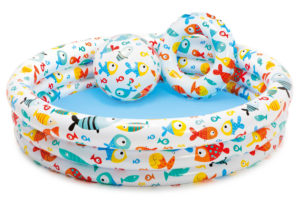Set gonflabil (piscina +colac+minge) INTEX