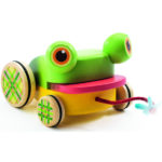 Jucarie lemn de tras - Broasca Djeco