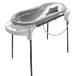 Set cada + suport picioare Top Xtra gri Rotho