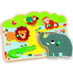 Puzzle lemn cu sunete - Baobab Djeco