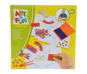 Simba Set creatie A and F Stampile-Litere 120 el.