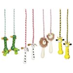 Coarda cu manere de lemn animale Goki