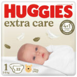 Scutece Huggies Extra Care 1 (2-5 kg) 22buc