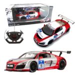 Masina Audi R8 1:14 cu radiocomanda - volan Rastar in assort.
