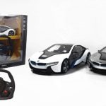 Masina BMW i8 1:14 cu radiocomanda - volan Rastar in assort.