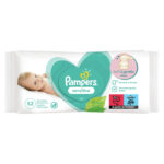 PAMPERS BABY WIPES SENSITIVE 52