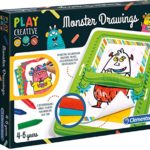 Set Creativ - Monstru+markerii 4-6+ CLEMENTONI
