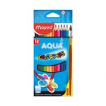 Creioane colorate acuarela MAPED/12